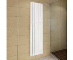 vidaXL Porte-serviette 465mm+ Radiateur panneau blanc Double épaisseur