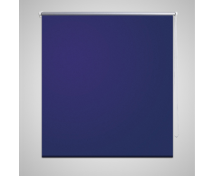 vidaXL Store enrouleur occultant bleu 40 x 100 cm
