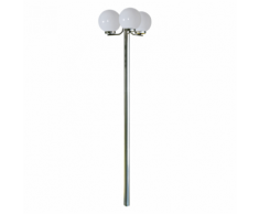 vidaXL Lampadaire triple boule 220 cm