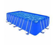 vidaXL Piscine rectangulaire avec cadre en acier 540 x 270 122 cm