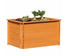 Not specified GASPO - Carré potager bois surélevé "Classic" 150 x 100 85 cm