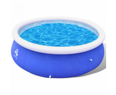 vidaXL Piscine gonflable 450 x 106 cm Bleu