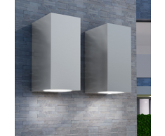 vidaXL Applique murale d'extérieur 2 pcs
