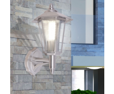 vidaXL Lampe murale extérieure Acier inoxydable