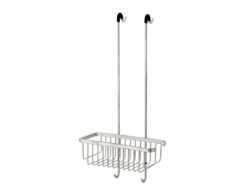 Tiger Etagère de douche d'angle Exquisit Argenté 489920946