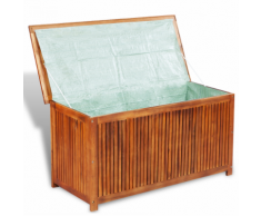 vidaXL Boîte de rangement pour terrasse en bois d'acacia