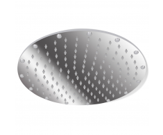 vidaXL Pommeau de douche rond en acier inoxydable 50cm