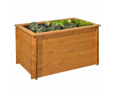 Not specified GASPO - Carré potager bois surélevé "Classic" 130 x 80 76 cm