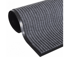 vidaXL Tapis d'entrée en PVC Gris 120 x 180 cm