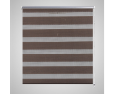vidaXL Store enrouleur tamisant 100 x 175 cm marron