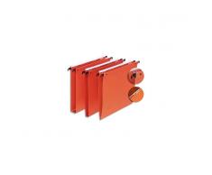 Dossiers suspendus en kraft orange 5 Etoiles - pour tiroir - fond 30 mm - boite de 25