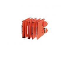 Dossiers suspendus en kraft orange 5 Etoiles - pour armoire - fond de 15 mm - boite de 25