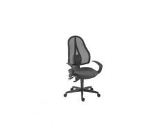 Siège de bureau Open Point dossier maille contact permanent assise noire