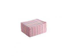 Serpillère bouclée absorbante rose - paquet de 10