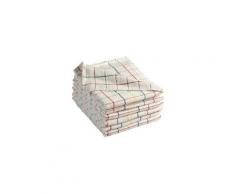 Serpillère bouclée absorbante blanche - paquet de 10