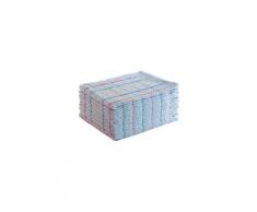 Serpillère bouclée absorbante bleue - paquet de 10
