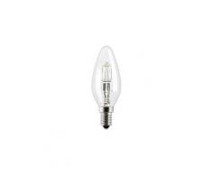 Ampoule halogène écologique flamme 42W culot E14 - Boîte de 2
