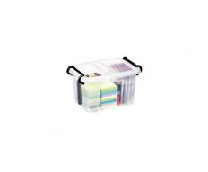 Boîte de rangement en plastique Strata - 6 litres - Lot de 5