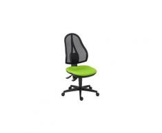 Siège de bureau Open Point dossier maille contact permanent assise verte