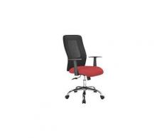 Fauteuil de bureau Net Mesh assise rouge