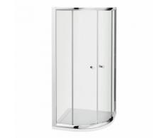 Cabine de douche Accès d'angle 80x195cm Hutton