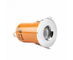 Daxlite Spot Encastré GU10 Cadre Chromé Éclairage de Salle de Bain