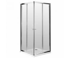 Cabine de douche Accès d'angle 80x80x195cm Hutton