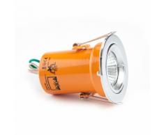 Daxlite Spot Encastré GU10 240V Cadre Chromé Twistlock Économe Énergie