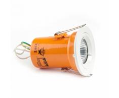 Daxlite Spot encastré GU10 240V avec cadre finition blanche Twistlock