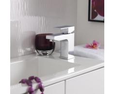 Mitigeur Pour Lavabo Prospa Laiton Massif Chromé Design Contemporain