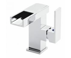 Robinet Mitigeur Lavabo Vasque À LED Couleurs Cascade Laiton Chromé