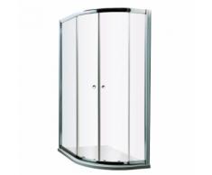 Cabine de douche Accès d'angle 90x120x195cm Hutton