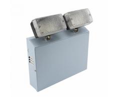 Biard® Double Lampe d'Urgence 10W LED Projecteur Lumineux Blanc Froid