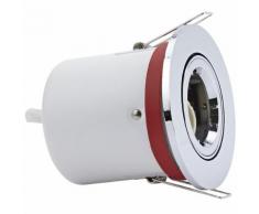 Biard® Spot Encastrable Nu Inclinable IP20 GU10 Ø100 Acier Inoxydable