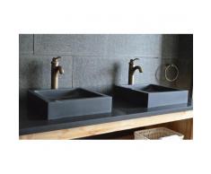 Vasque en pierre noire 40 & 60x40 absolue Basalte - KIAMA