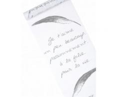 Chemin de table je t'aime blanc Taille Unique
