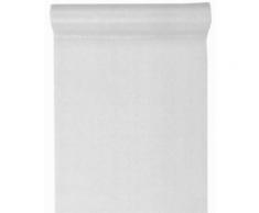 Chemin de table blanc givré 5 m Taille Unique