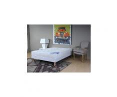 Literie DUNLOPILLO Haussmann (matelas + sommier + pieds) Taille 140 x 190 cm