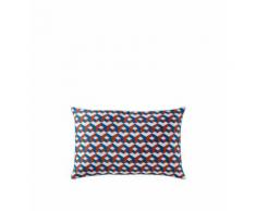 Coussin décoratif Escale 100% satin de coton Multicolore Descamps
