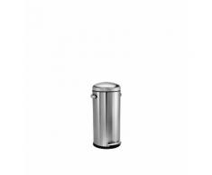 Poubelle rétro à pédale 30 litres - Simplehuman - Gris
