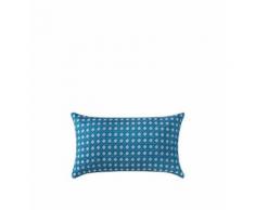 Coussin décoratif Etoilée en coton et polyester Bleu Descamps