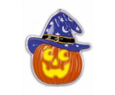 Décoration citrouille avec chapeau 45 x 52 cm Halloween Taille Unique