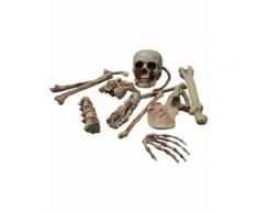Décoration squelette ensanglanté Halloween Taille Unique