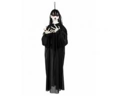 Décoration à suspendre fille de l'horreur 90 cm Halloween Taille Unique