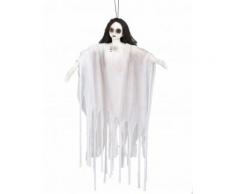 Décoration à suspendre dame blanche lumineuse 90 cm Halloween Taille Unique