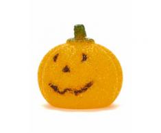 Décoration citrouille LED 10 cm Halloween Taille Unique