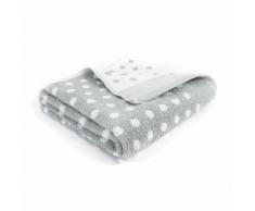 Serviette de toilette 50x100 cm GRAPHIC DOTS Gris 550 g/m2