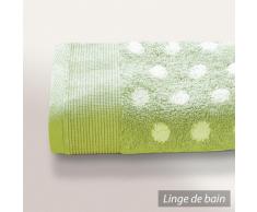 Serviette invité 33x50 cm DOMINO Vert 550 g/m2