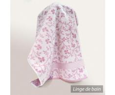 Serviette de toilette 50x100 cm VINTAGE FLORAL Rose 550 g/m2