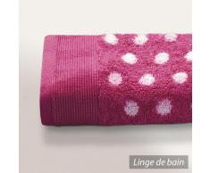 Serviette de toilette 50X100 cm DOMINO Rose 550 g/m2